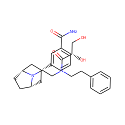 NC(=O)c1cccc([C@@H]2C[C@@H]3CC[C@H](C2)N3CCN(CCc2ccccc2)C(=O)[C@@H](O)CO)c1 ZINC000117292895