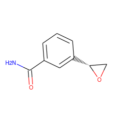 NC(=O)c1cccc([C@@H]2CO2)c1 ZINC000039063470