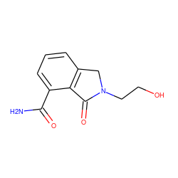 NC(=O)c1cccc2c1C(=O)N(CCO)C2 ZINC000473107061