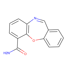 NC(=O)c1cccc2c1Oc1ccccc1C=N2 ZINC000043205507