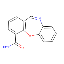 NC(=O)c1cccc2c1Oc1ccccc1N=C2 ZINC000043205505