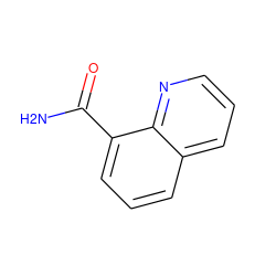 NC(=O)c1cccc2cccnc12 ZINC000006095019