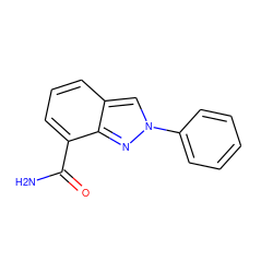 NC(=O)c1cccc2cn(-c3ccccc3)nc12 ZINC000045353541