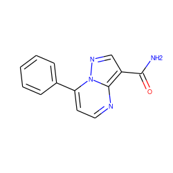 NC(=O)c1cnn2c(-c3ccccc3)ccnc12 ZINC000032095706