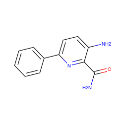 NC(=O)c1nc(-c2ccccc2)ccc1N ZINC000653794510