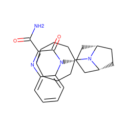 NC(=O)c1nc2ccccc2n([C@@H]2C[C@@H]3CC[C@H](C2)N3C2CCCCCCC2)c1=O ZINC000169685490