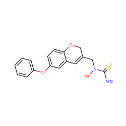 NC(=S)N(O)CC1=Cc2cc(Oc3ccccc3)ccc2OC1 ZINC000013833869