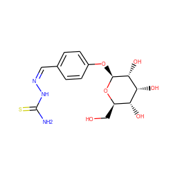 NC(=S)N/N=C\c1ccc(O[C@@H]2O[C@H](CO)[C@@H](O)[C@@H](O)[C@H]2O)cc1 ZINC000045254501