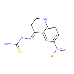 NC(=S)N/N=C1\CCNc2ccc([N+](=O)[O-])cc21 ZINC000096908454