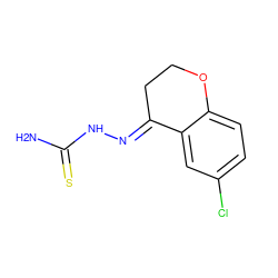 NC(=S)N/N=C1\CCOc2ccc(Cl)cc21 ZINC000013659187