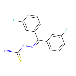 NC(=S)NN=C(c1cccc(F)c1)c1cccc(F)c1 ZINC000045369328