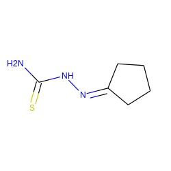 NC(=S)NN=C1CCCC1 ZINC000017730060