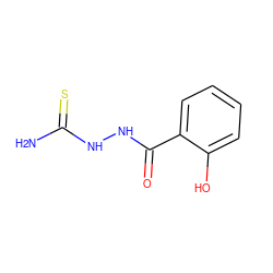 NC(=S)NNC(=O)c1ccccc1O ZINC000015015064