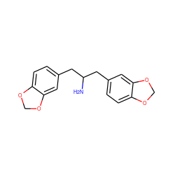 NC(Cc1ccc2c(c1)OCO2)Cc1ccc2c(c1)OCO2 ZINC000011601499