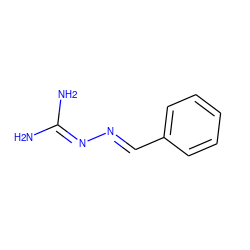 NC(N)=N/N=C/c1ccccc1 ZINC000004342962