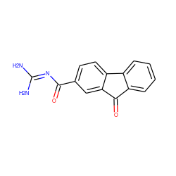 NC(N)=NC(=O)c1ccc2c(c1)C(=O)c1ccccc1-2 ZINC000059817427