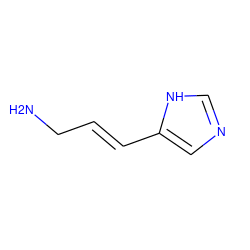 NC/C=C/c1cnc[nH]1 ZINC000005116848