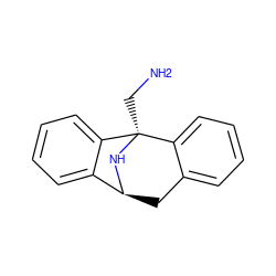 NC[C@@]12N[C@@H](Cc3ccccc31)c1ccccc12 ZINC000026014257