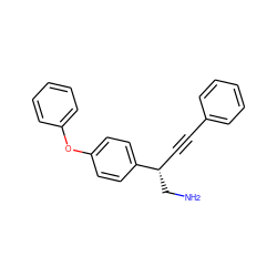 NC[C@@H](C#Cc1ccccc1)c1ccc(Oc2ccccc2)cc1 ZINC000028654167