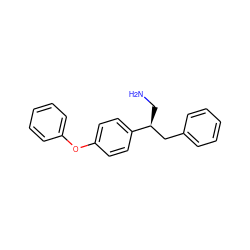 NC[C@@H](Cc1ccccc1)c1ccc(Oc2ccccc2)cc1 ZINC000028654160