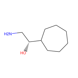 NC[C@@H](O)C1CCCCCC1 ZINC000028219877