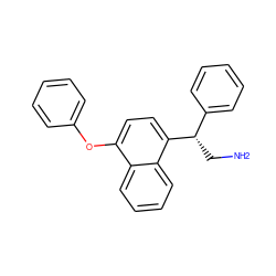 NC[C@@H](c1ccccc1)c1ccc(Oc2ccccc2)c2ccccc12 ZINC000028654196