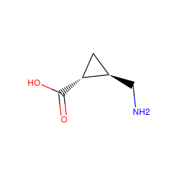 NC[C@@H]1C[C@H]1C(=O)O ZINC000004202475