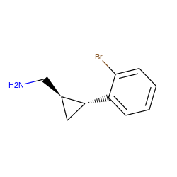 NC[C@@H]1C[C@H]1c1ccccc1Br ZINC000034893491