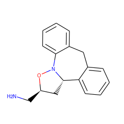 NC[C@@H]1C[C@H]2c3ccccc3Cc3ccccc3N2O1 ZINC000013436898