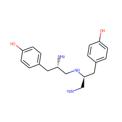 NC[C@H](Cc1ccc(O)cc1)NC[C@@H](N)Cc1ccc(O)cc1 ZINC000036216300