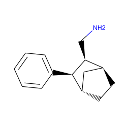 NC[C@H]1[C@H]2CC[C@@H](C2)[C@H]1c1ccccc1 ZINC000100822694