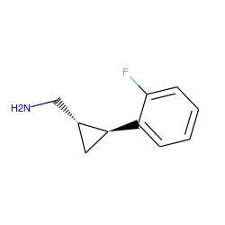 NC[C@H]1C[C@@H]1c1ccccc1F ZINC000040845322