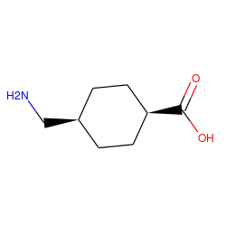 NC[C@H]1CC[C@@H](C(=O)O)CC1 ZINC000100071256