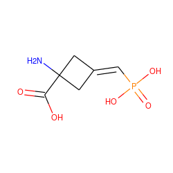 NC1(C(=O)O)CC(=CP(=O)(O)O)C1 ZINC000028246283