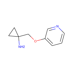 NC1(COc2cccnc2)CC1 ZINC000029126915