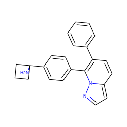 NC1(c2ccc(-c3c(-c4ccccc4)ccc4ccnn34)cc2)CCC1 ZINC000084705470