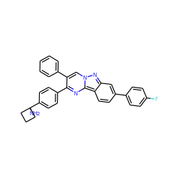 NC1(c2ccc(-c3nc4c5ccc(-c6ccc(F)cc6)cc5nn4cc3-c3ccccc3)cc2)CCC1 ZINC000150277132