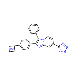 NC1(c2ccc(-c3nc4cc(-c5nn[nH]n5)ccn4c3-c3ccccc3)cc2)CCC1 ZINC000113658409