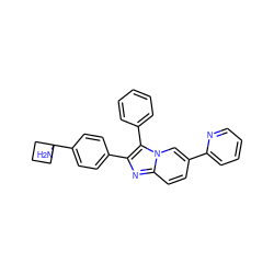 NC1(c2ccc(-c3nc4ccc(-c5ccccn5)cn4c3-c3ccccc3)cc2)CCC1 ZINC000224720278