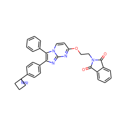 NC1(c2ccc(-c3nc4nc(OCCN5C(=O)c6ccccc6C5=O)ccn4c3-c3ccccc3)cc2)CCC1 ZINC000113655553