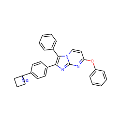 NC1(c2ccc(-c3nc4nc(Oc5ccccc5)ccn4c3-c3ccccc3)cc2)CCC1 ZINC000113657433