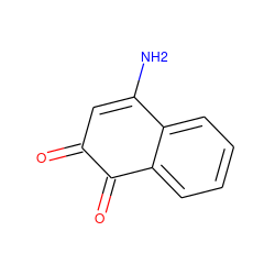 NC1=CC(=O)C(=O)c2ccccc21 ZINC000100314659