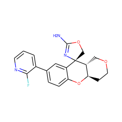 NC1=N[C@@]2(CO1)c1cc(-c3cccnc3F)ccc1O[C@@H]1CCOC[C@H]12 ZINC000103253332