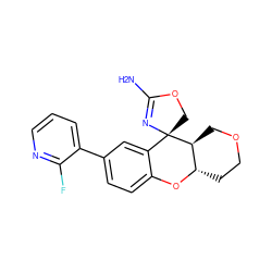 NC1=N[C@@]2(CO1)c1cc(-c3cccnc3F)ccc1O[C@H]1CCOC[C@@H]12 ZINC000103253330