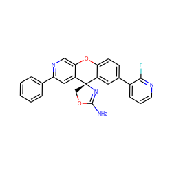 NC1=N[C@@]2(CO1)c1cc(-c3cccnc3F)ccc1Oc1cnc(-c3ccccc3)cc12 ZINC000223897713