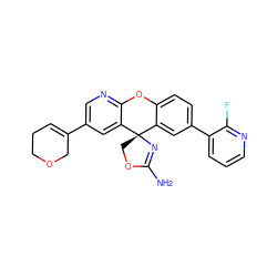 NC1=N[C@@]2(CO1)c1cc(-c3cccnc3F)ccc1Oc1ncc(C3=CCCOC3)cc12 ZINC000144272483