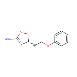 NC1=N[C@@H](CCOc2ccccc2)CO1 ZINC000117256653