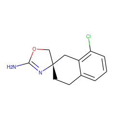 NC1=N[C@]2(CCc3cccc(Cl)c3C2)CO1 ZINC000000006736