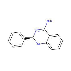 NC1=N[C@H](c2ccccc2)Nc2ccccc21 ZINC000000022225