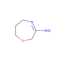 NC1=NCCCOC1 ZINC000028392675